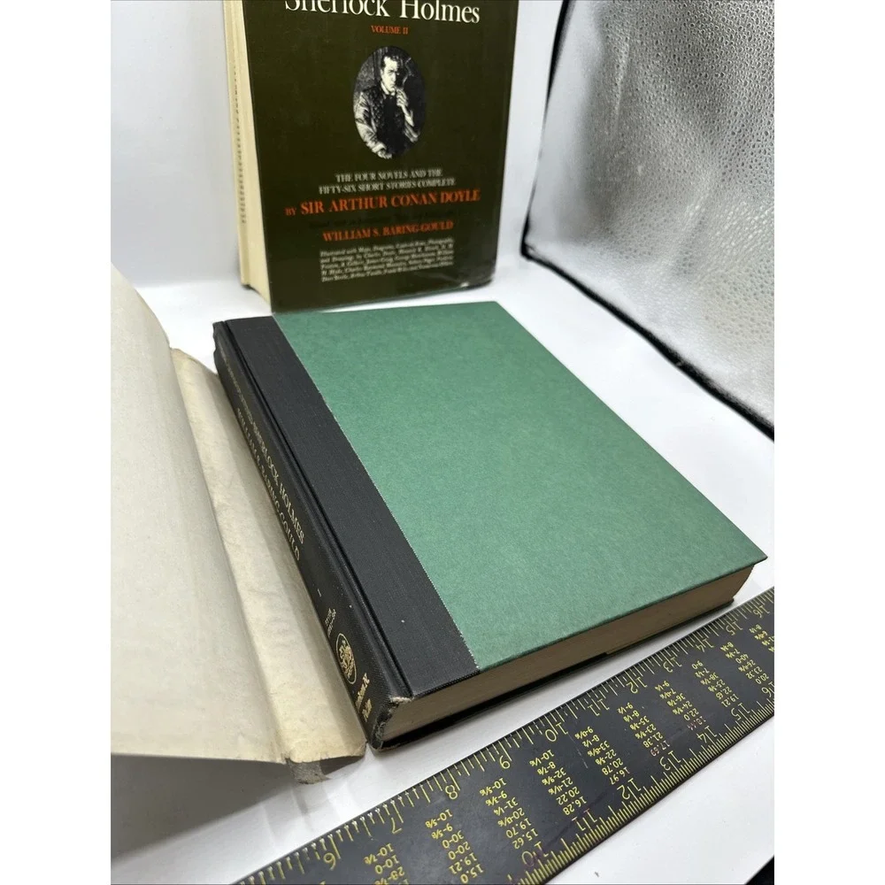 The Annotated Sherlock Holmes: 4 Novels & 56 Short Stories 1976 2 Volume Set #BS